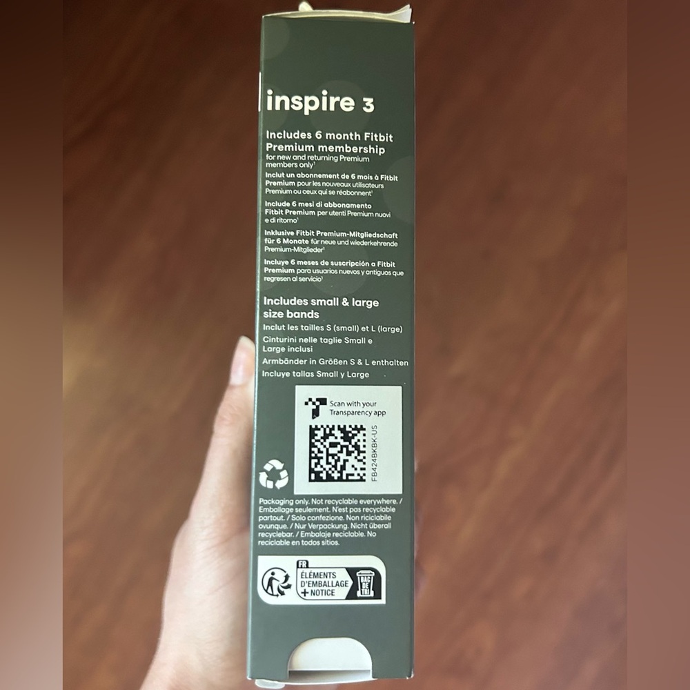 Google Fitbit Inspire 3 Health & Fitness Tracker - Black - Picture 2 of 3